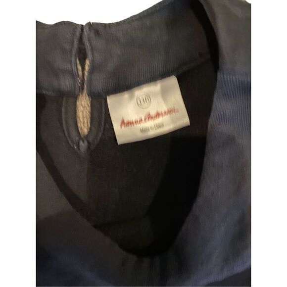 Hanna Andersson girls color black dress with front pockets size 5/1101 - Picture 4 of 4